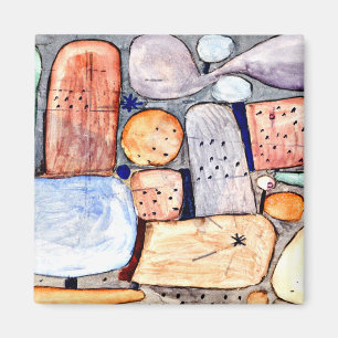 Klee - Onderdelen van een samengesteld landschap Magneet