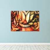 Klee - Ondiscretie Canvas Afdruk (Insitu (Houten vloer))