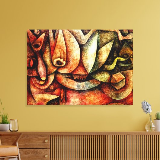 Klee - Ondiscretie Canvas Afdruk (Insitu (Woonkamer))