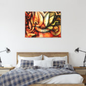Klee - Ondiscretie Canvas Afdruk (Insitu (Slaapkamer))
