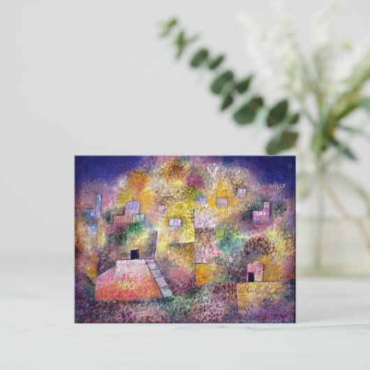 Klee - Oosterse Pretentuin Briefkaart (Staand voorkant)