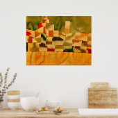 Klee - Oriental Architecture Poster (Keuken)