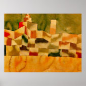 Klee - Oriental Architecture Poster (Voorkant)