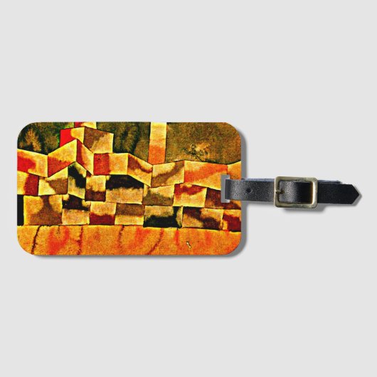 Klee - Oriëntele architectuur Bagagelabel (Voorkant (horizontaal))