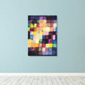 Klee - Oud geluid Canvas Afdruk (Insitu (Houten vloer))