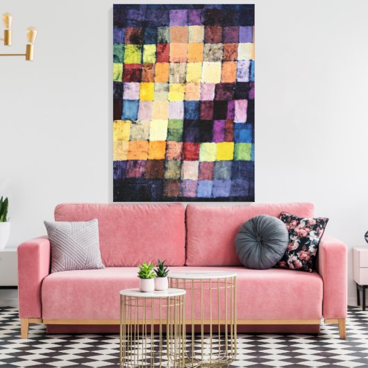 Klee - Oud geluid Canvas Afdruk (Insitu (Woonkamer))