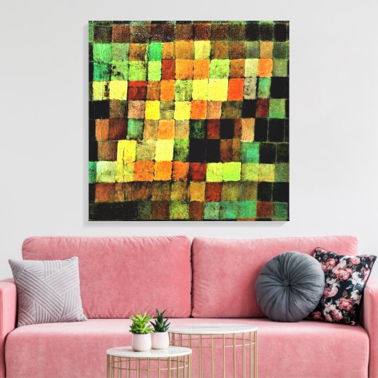 Klee - Oude klank Canvas Afdruk (Insitu (Woonkamer))