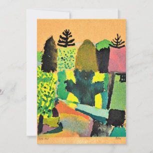 Klee - Park, abstract kunstwerk Kaart