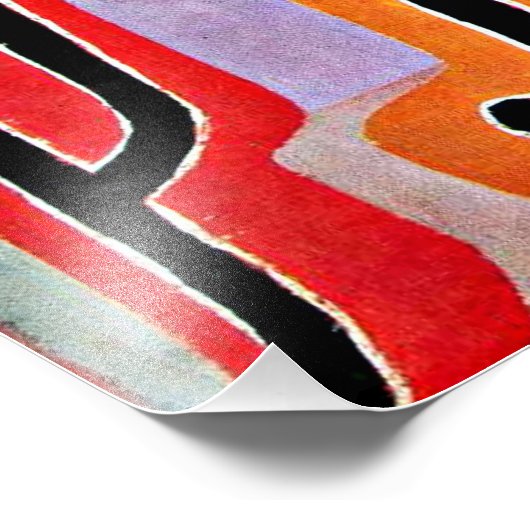 Klee - Park Bei Lu, abstracte kunst Foto Afdruk (Hoek)