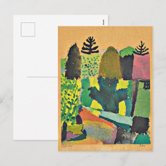 Klee - Park Feestdagenkaart (Voorkant / Achterkant)