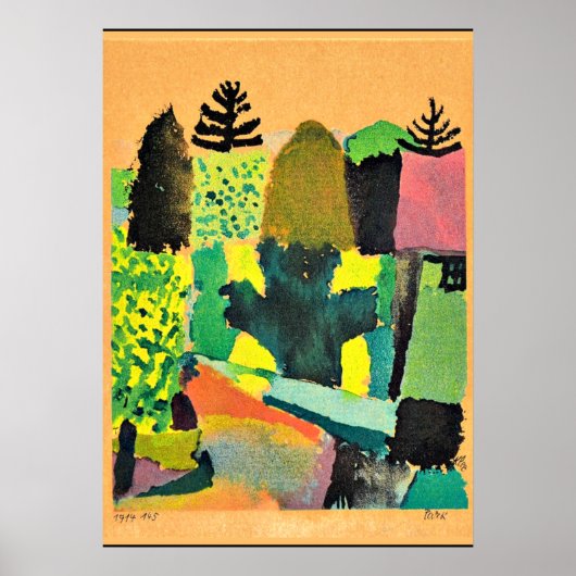 Klee - Park Poster (Voorkant)