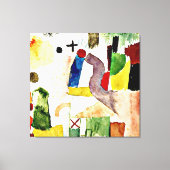 Klee - Pathetische Waterverf Canvas Afdruk (Voorkant)