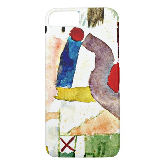 Klee - Pathetische Waterverf, rood Case-Mate iPhone Case (Achterkant)
