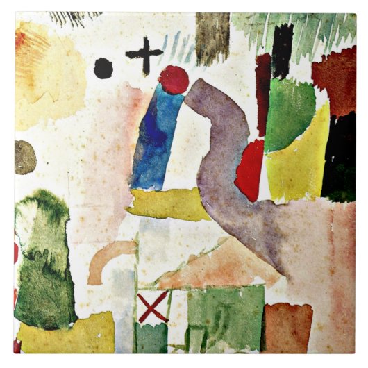 Klee - Pathos Aquarel Tegeltje (Voorkant)