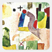 Klee - Pathos Aquarel Vierkante Sticker (Voorkant)