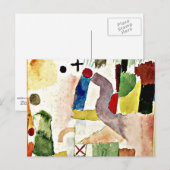 Klee - Pathos Waterverf Briefkaart (Voorkant / Achterkant)