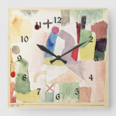 Klee - Pathos Waterverf,  Vierkante Klok (Voorkant)