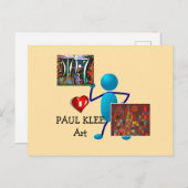 Klee - Paul Klee Art Briefkaart (Voorkant / Achterkant)