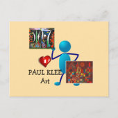 Klee - Paul Klee Art Briefkaart (Voorkant)