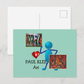 Klee - Paul Klee Art Briefkaart (Voorkant / Achterkant)