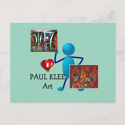 Klee - Paul Klee Art Briefkaart (Voorkant)