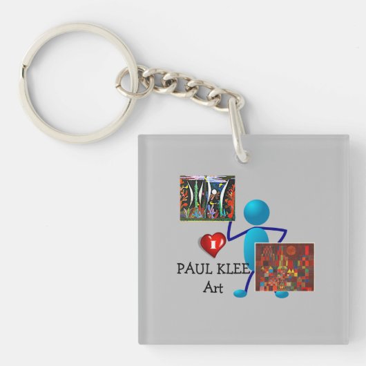 Klee - Paul Klee Art Sleutelhanger (voorkant)