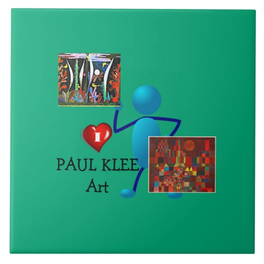 Klee - Paul Klee Art Tegeltje (Voorkant)