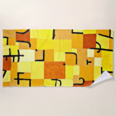 Klee - Personages in Geel, Strandlaken (Voorkant)