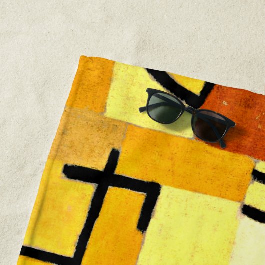 Klee - Personages in Geel, Strandlaken (In situ)