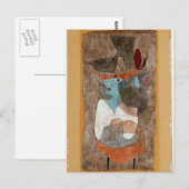 Klee - Pet, dame en kleine tafel Briefkaart (Voorkant / Achterkant)