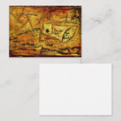 Klee - Pictorial stille leven, abstracte kunst Notitiekaartje (Voorkant / Achterkant)