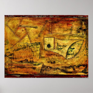 Klee - Pictorial stille leven, abstracte kunst Poster