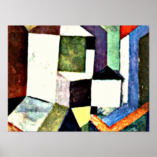 Klee - Pious Northern Landscape-1917 Poster (Voorkant)