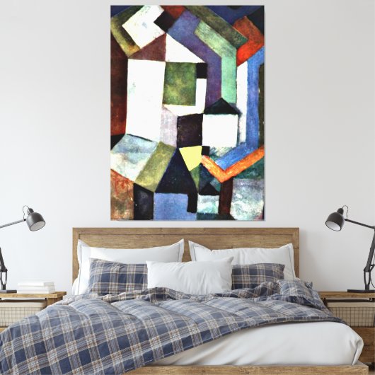 Klee: Pious Northern Landscape Canvas Afdruk (Insitu (Slaapkamer))