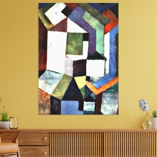 Klee: Pious Northern Landscape Canvas Afdruk (Insitu (Woonkamer))