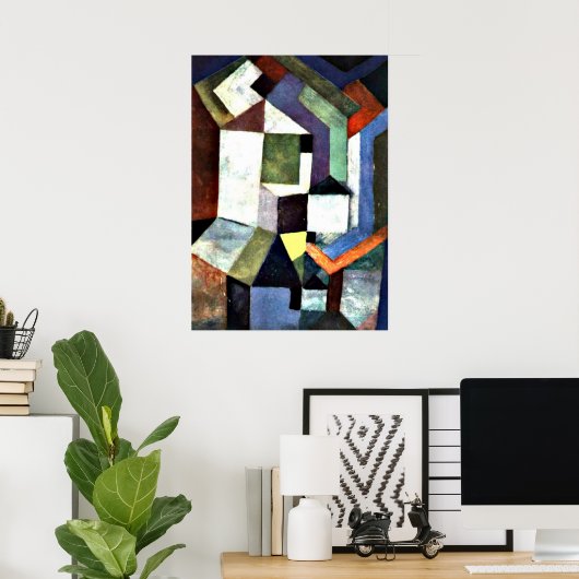 Klee - Pious Northern Landscape Poster (Thuiskantoor)