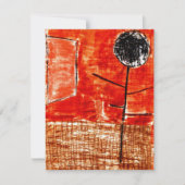 Klee - Plant in de late herfst Kaart (Voorkant)