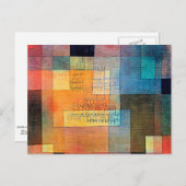 Klee - polyfone architectuur briefkaart (Voorkant / Achterkant)