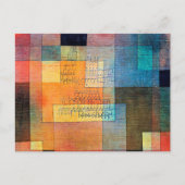 Klee - polyfone architectuur briefkaart (Voorkant)