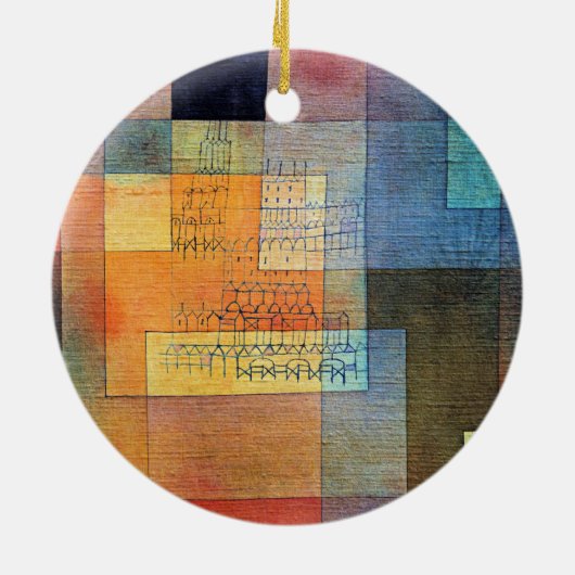 Klee - Polyfone Architectuur Keramisch Ornament (Achterkant)