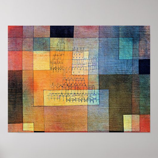 Klee - polyfone architectuur poster (Voorkant)