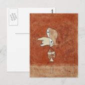 Klee - Portret van Brigette Briefkaart (Voorkant / Achterkant)