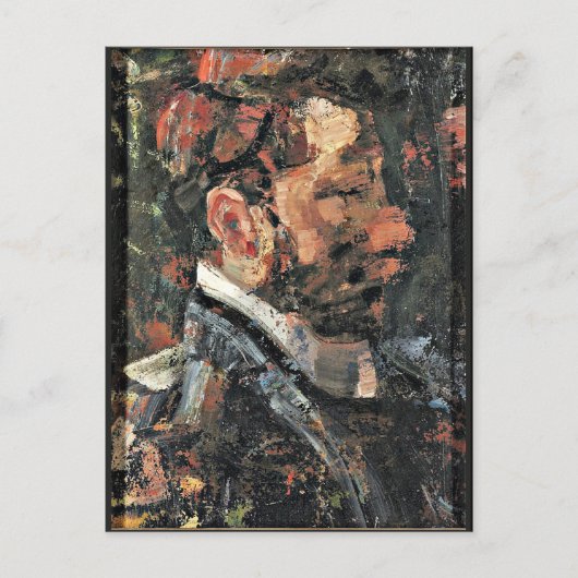 Klee - Portret van een Man Briefkaart (Voorkant)