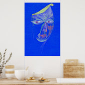 Klee - Portret van een oosterse Poster (Keuken)