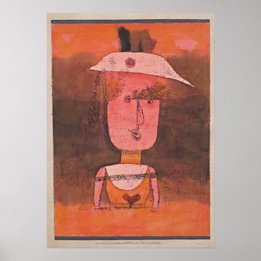Klee - Portret van mevrouw P. in het zuiden Poster (Voorkant)