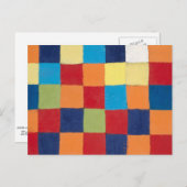 Klee - Qu 1, kleurengrafiek, Briefkaart (Voorkant / Achterkant)