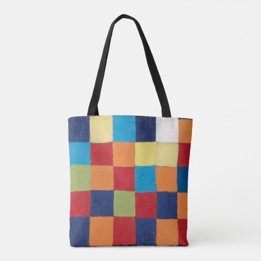 Klee - Qu 1, kleurengrafiek, Tote Bag (Achterkant)