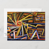 Klee - Radiatie en rotatie Briefkaart (Voorkant / Achterkant)