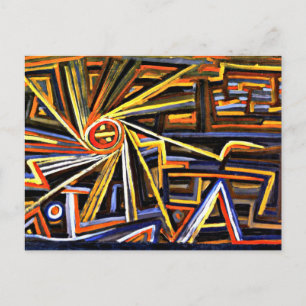 Klee - Radiatie en rotatie Briefkaart