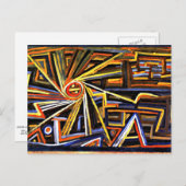 Klee - Radiatie en rotatie Briefkaart (Voorkant / Achterkant)